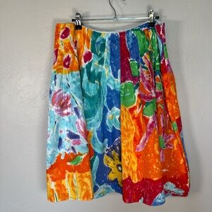 Ralph Lauren Colorful Abstract Women's Skirt